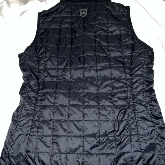 Black Puffer Vest with Embroidered Oklahoma Logo - Picture 4 of 8